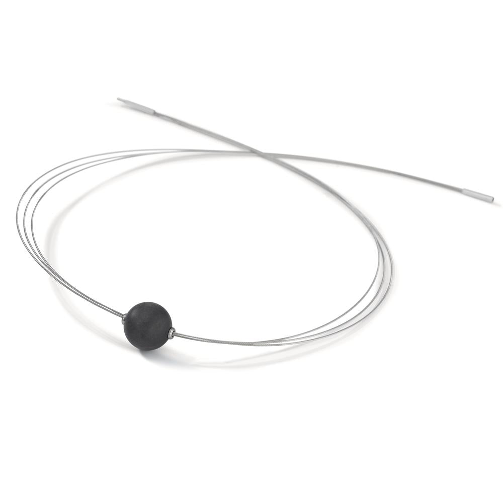 Collier Acier inoxydable, Carbone 42 cm Ø12 mm