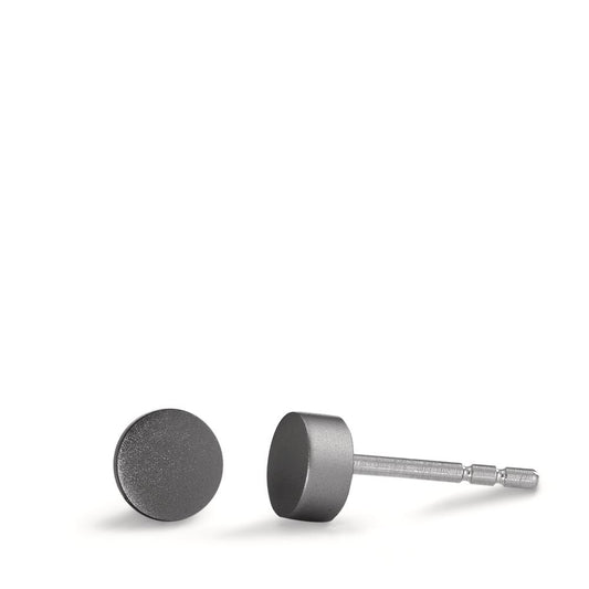 Orecchini a bottone Acciaio inossidabile, Alluminio Ø5 mm
