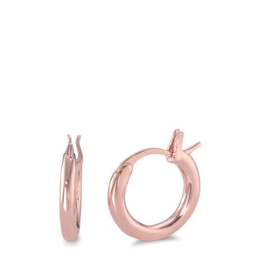 Hoop earrings Silver Rose Gold plated