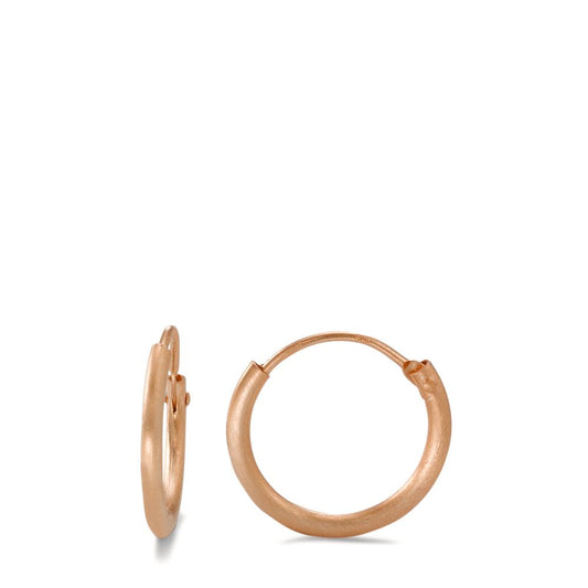 Hoop earrings Silver Rose Gold plated