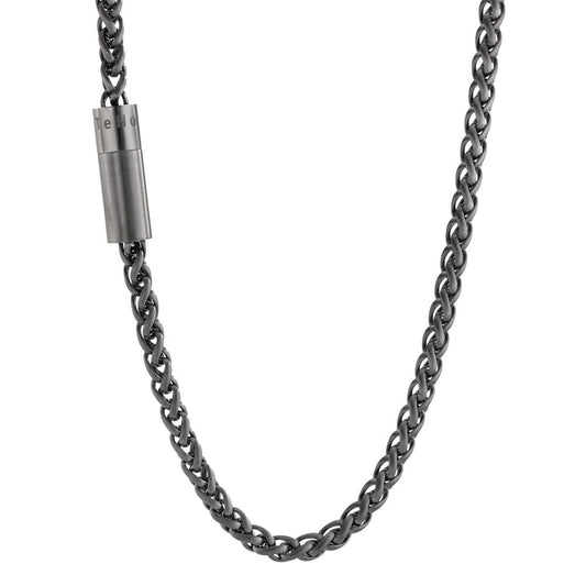 Collana Acciaio inossidabile grigio rivestimento IP 45 cm