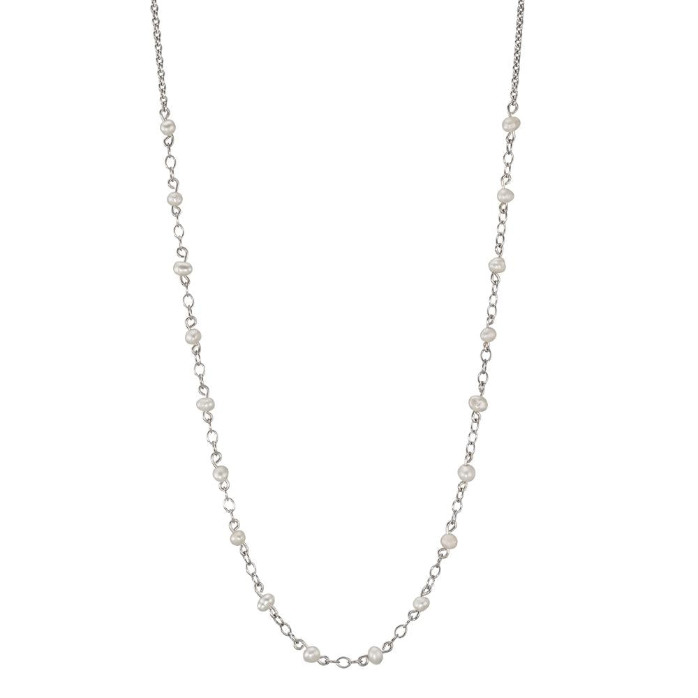 Collar Plata Rodio plateado Perla cultivada de agua dulce 42 cm