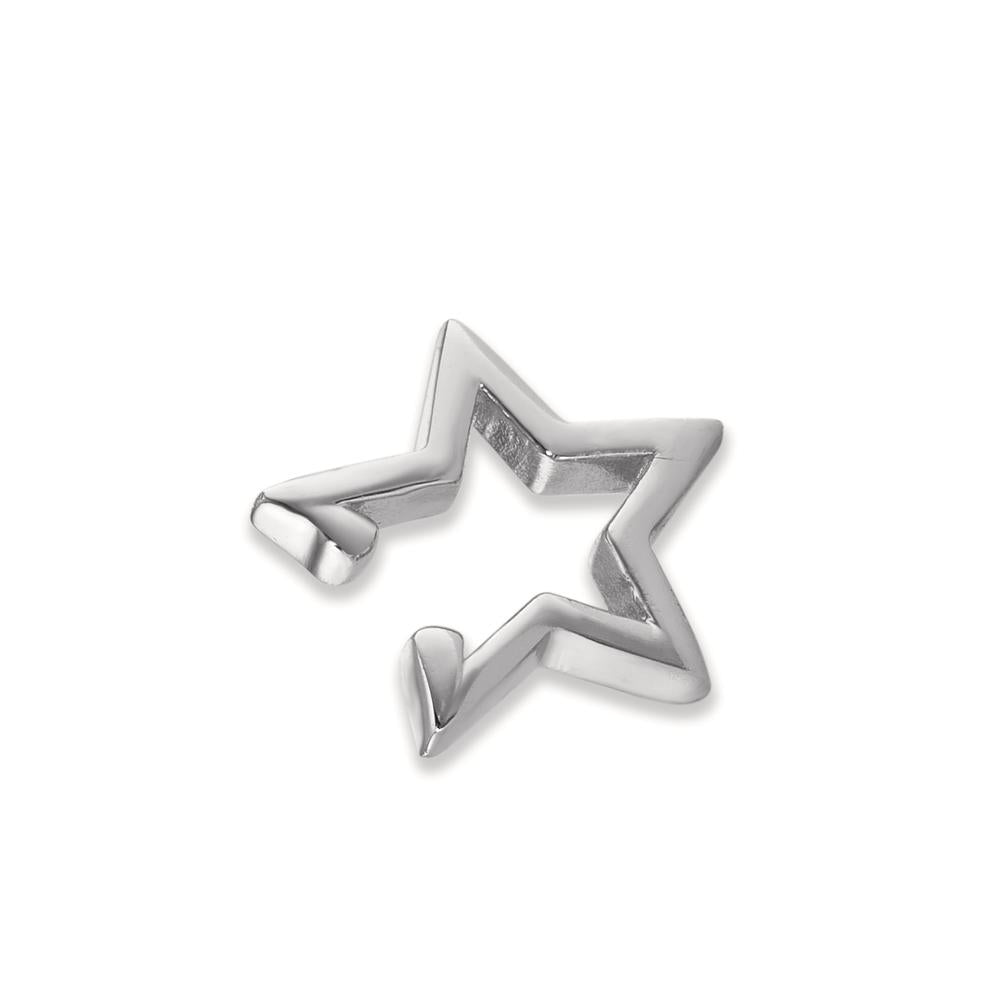 Ear cuff Argent Rhodié Étoile Ø13.5 mm