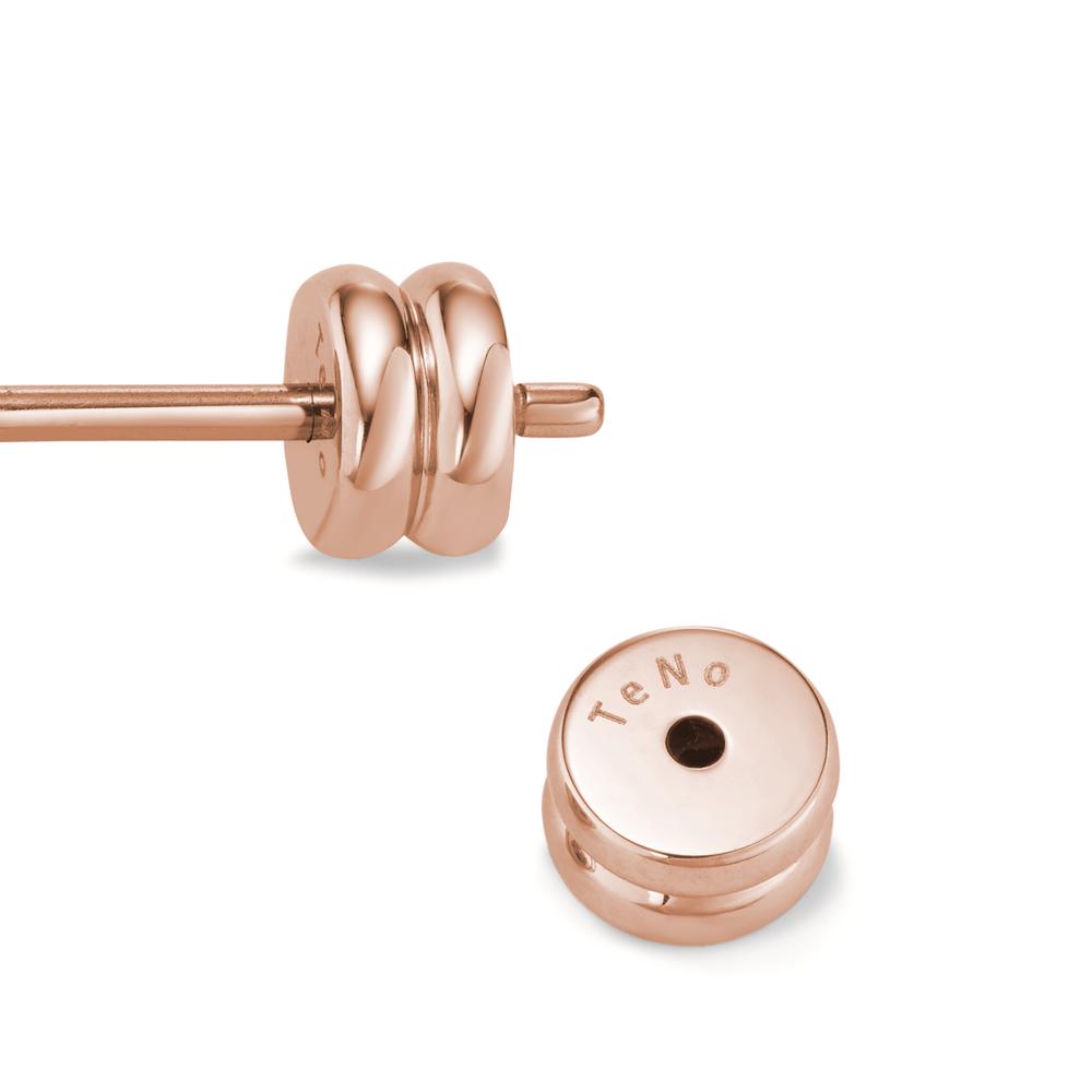 Ohrstecker Pura Rosé aus Edelstahl mit Comfort-Steckverschluss, Ø7mm