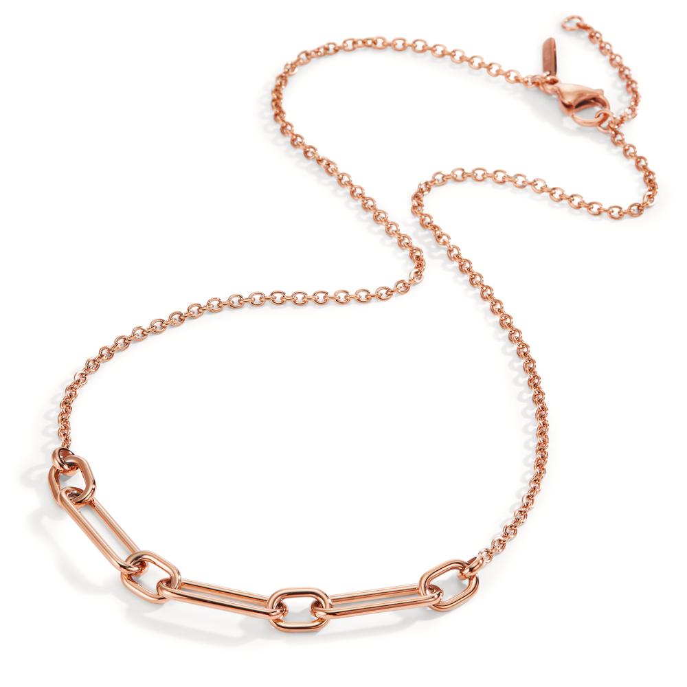 Collier Soho Rosé aus glänzendem Edelstahl verstellbar