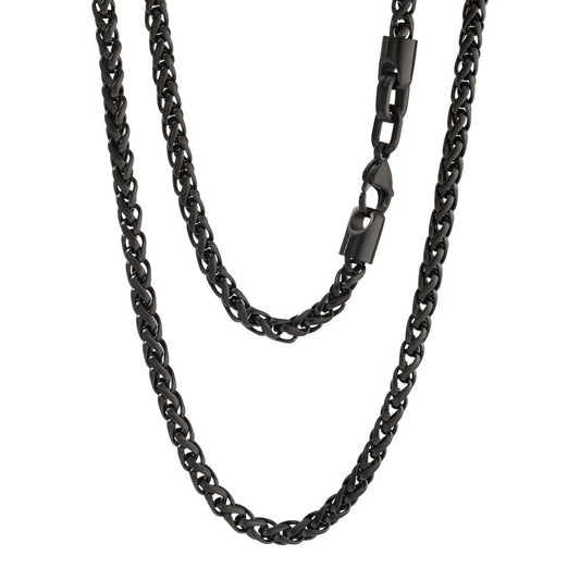 Collar Acero inoxidable Negro Recubierto de IP 50 cm Ø4.5 mm