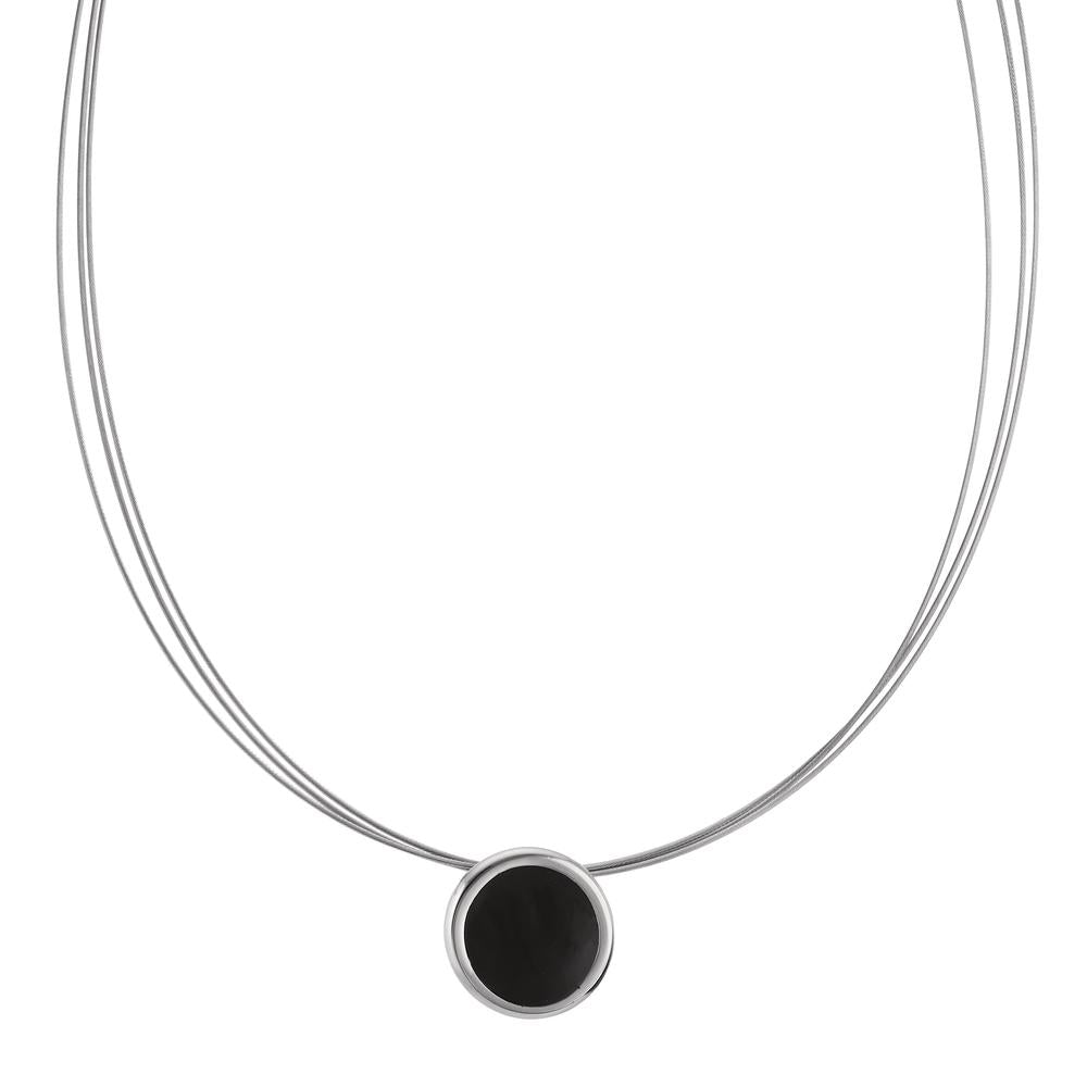 Necklace Stainless steel Enameled 42 cm Ø13 mm