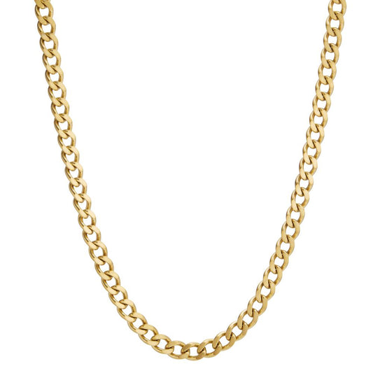 Essential Halskette M50 Gold aus mattiertem Edelstahl