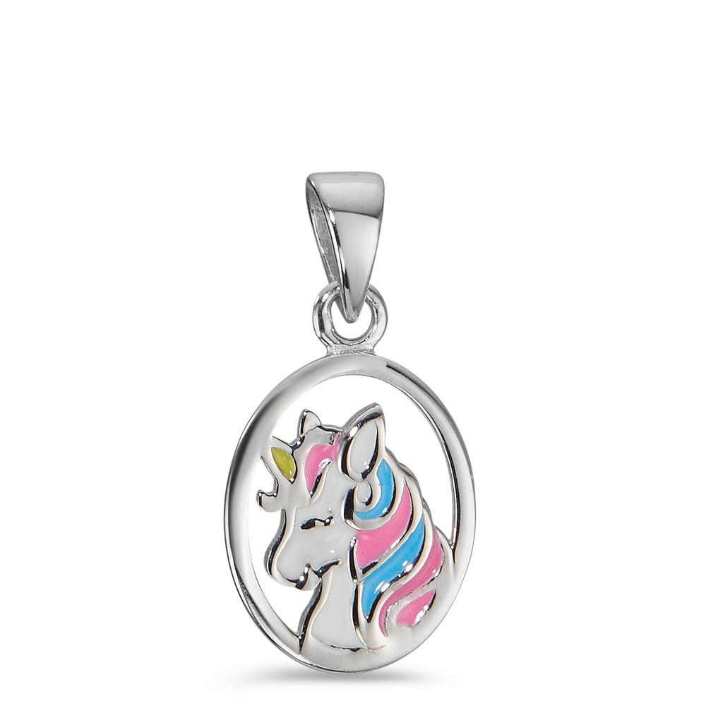 Pendant Silver Rhodium plated Unicorn