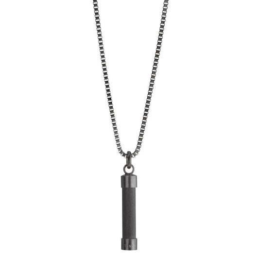 Signature Kette Pendulum aus Carbon mit Edelstahl in Lava Grey