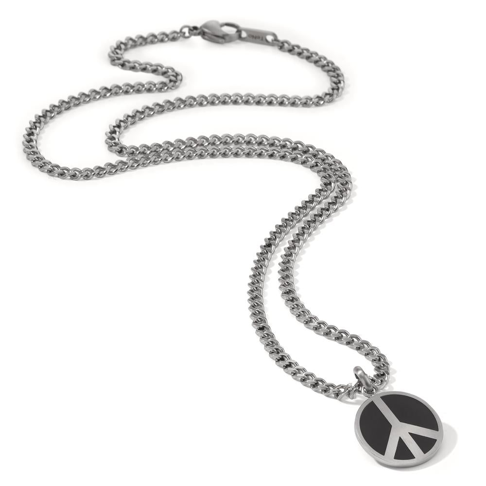 Signature Kette Peace aus Edelstahl mit Emaille