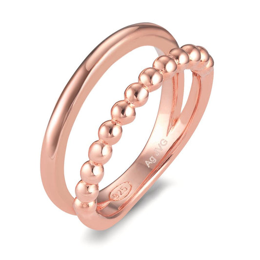 Fingerring Silber rosé vergoldet