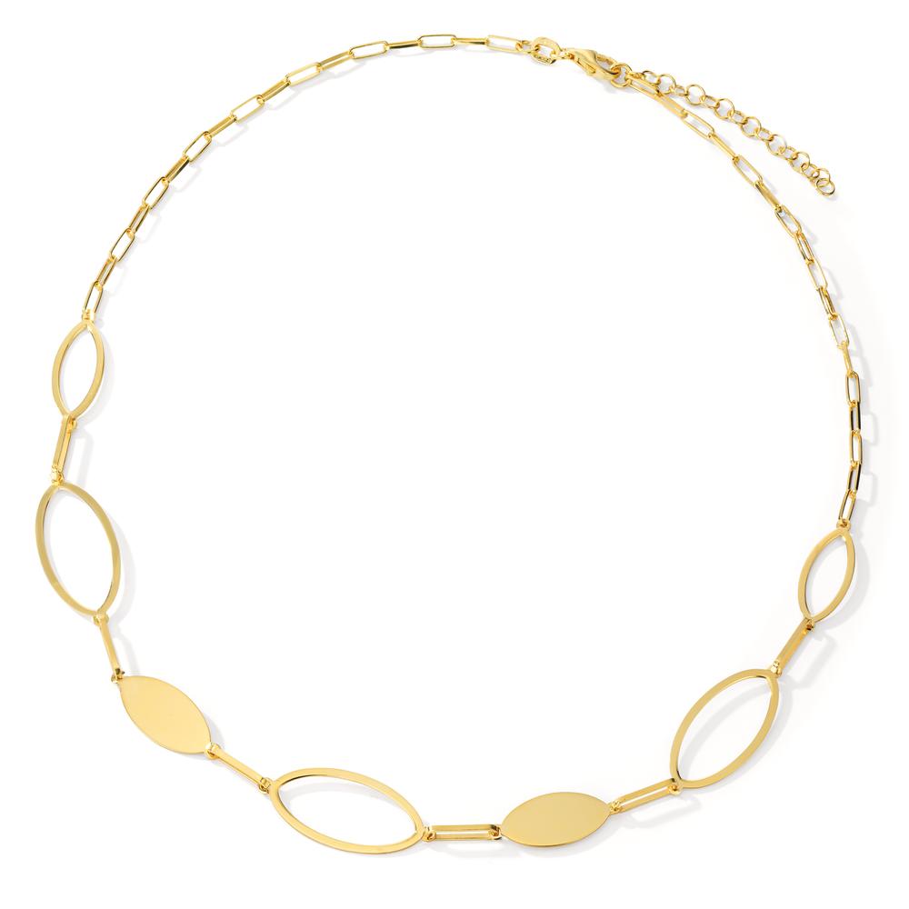 Necklace Silver Yellow Gold plated 40-44 cm