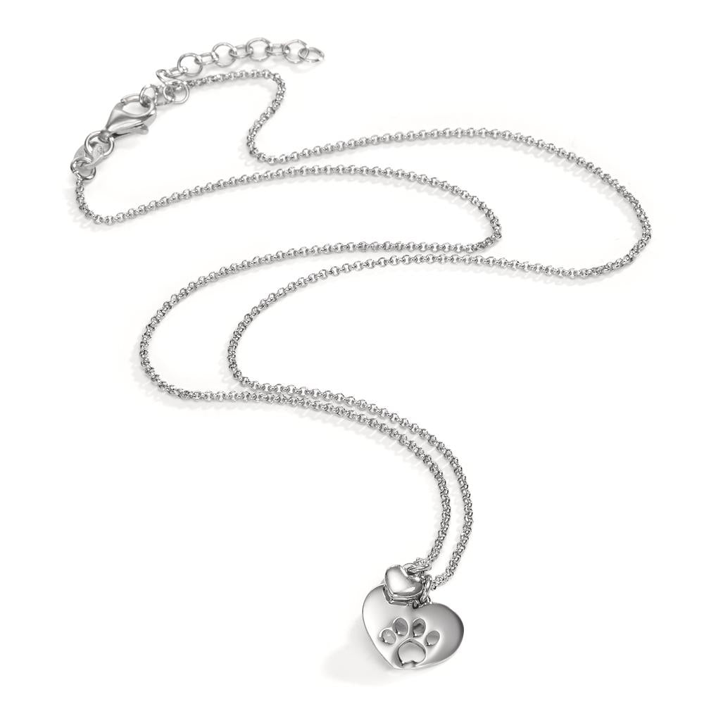 Collier Argent Rhodié Patte 42-45 cm Ø12 mm