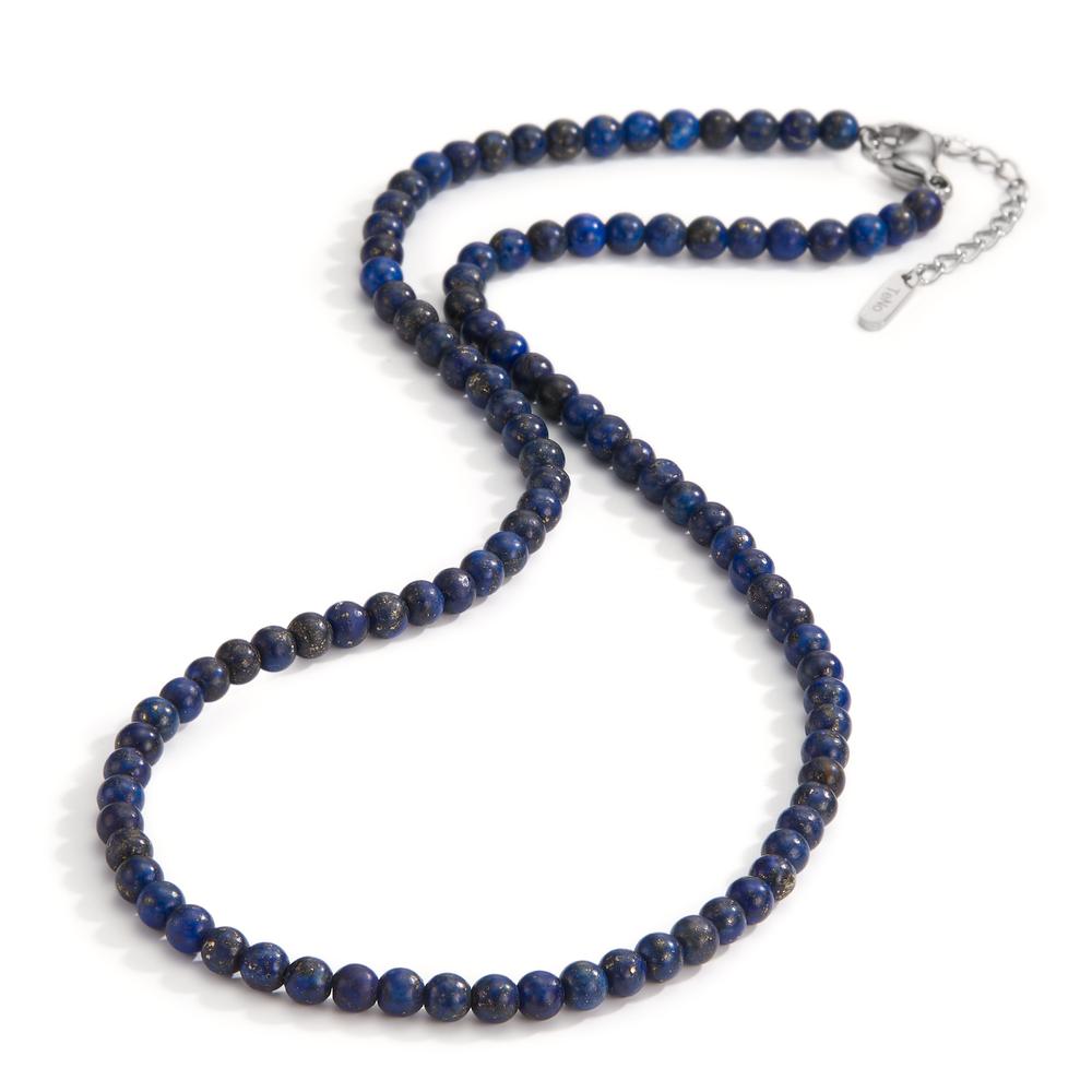 Necklace Stainless steel Lapis Lazuli 42-45 cm Ø4 mm