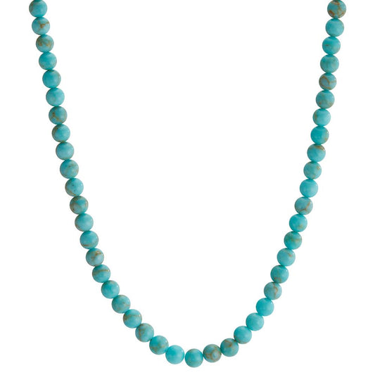 Collier Acier inoxydable Turquoise 42-45 cm Ø4 mm