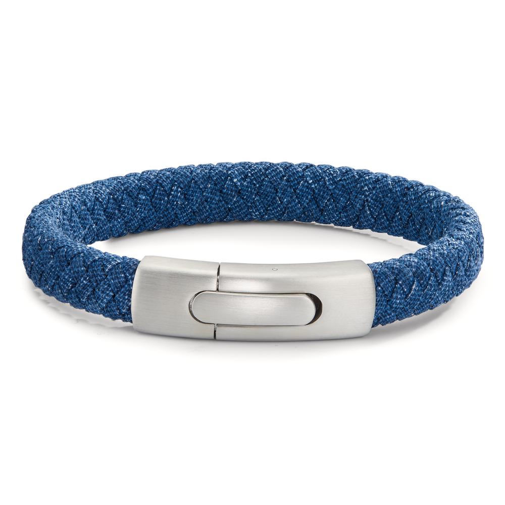 Pulsera Acero inoxidable, Textil 21.5 cm