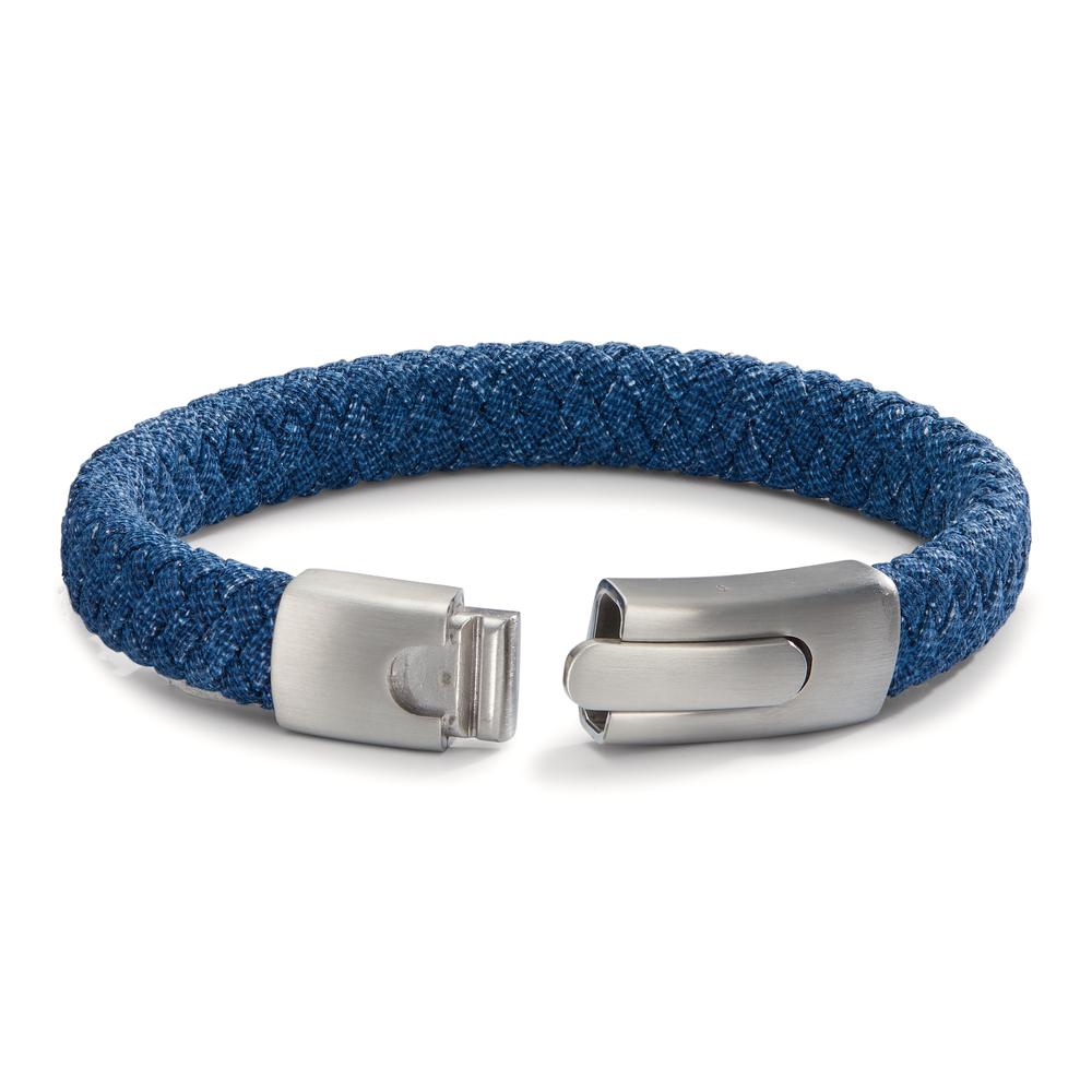 Pulsera Acero inoxidable, Textil 21.5 cm