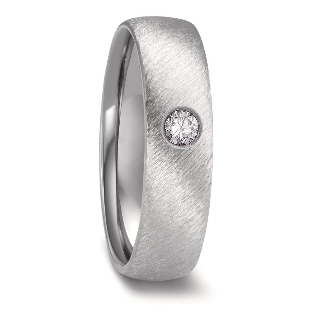 Anillo de pareja Circonio Diamante 0.05 ct, w-si