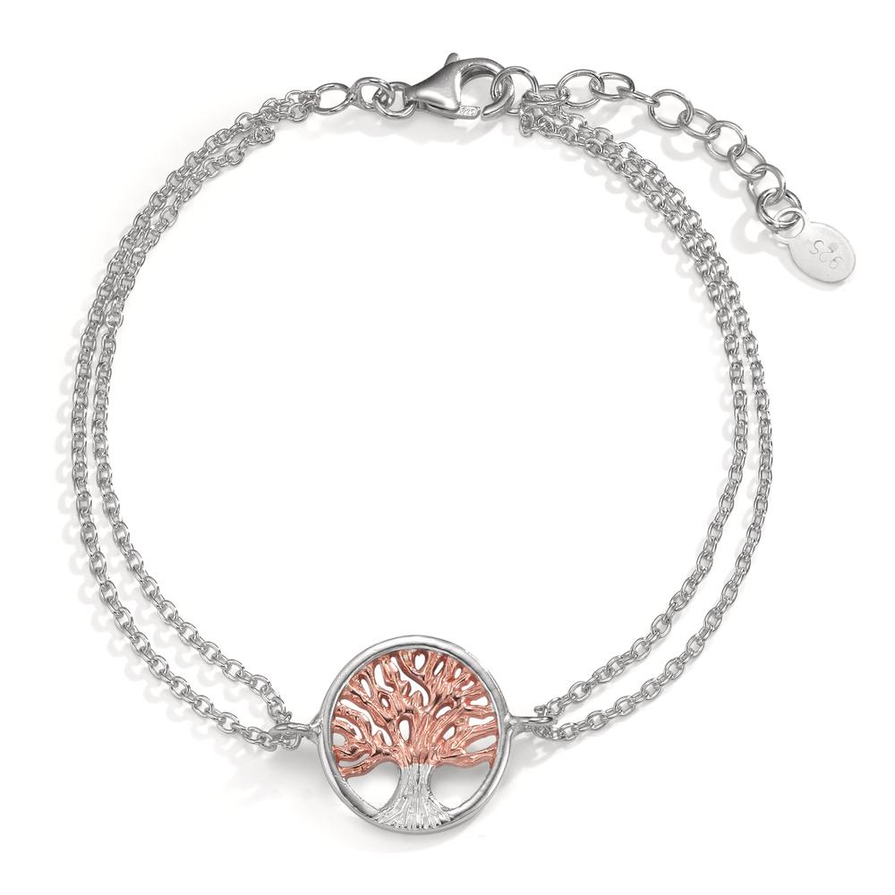 Armband Silber rosé bicolor verstellbar