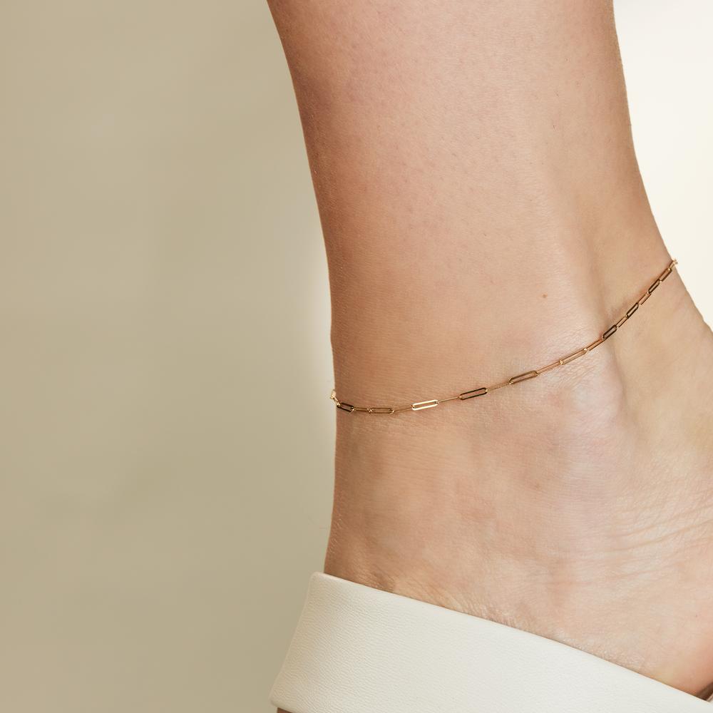 Anklet 18k Yellow Gold 23-25 cm