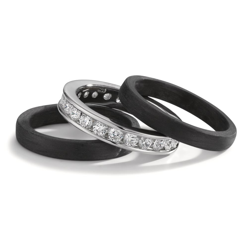 Ringset 3-teilig mit Zirkonia