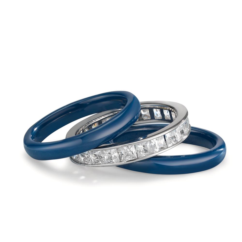 Ringset 3-teilig mit Zirkonia