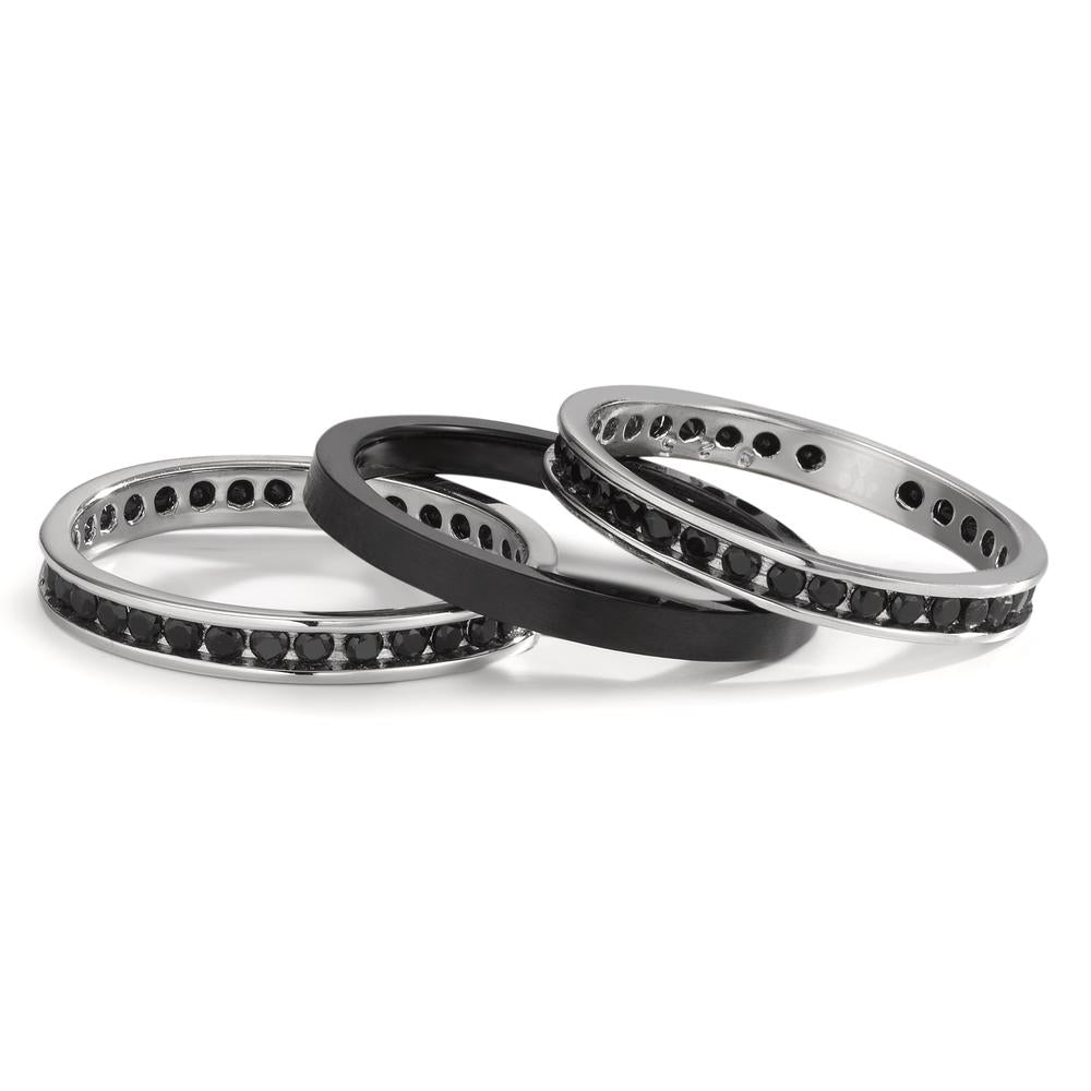 Ringset 3-teilig mit Zirkonia