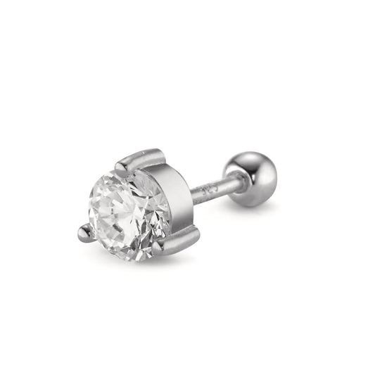 Piercing Silber Zirkonia rhodiniert Ø5.5 mm