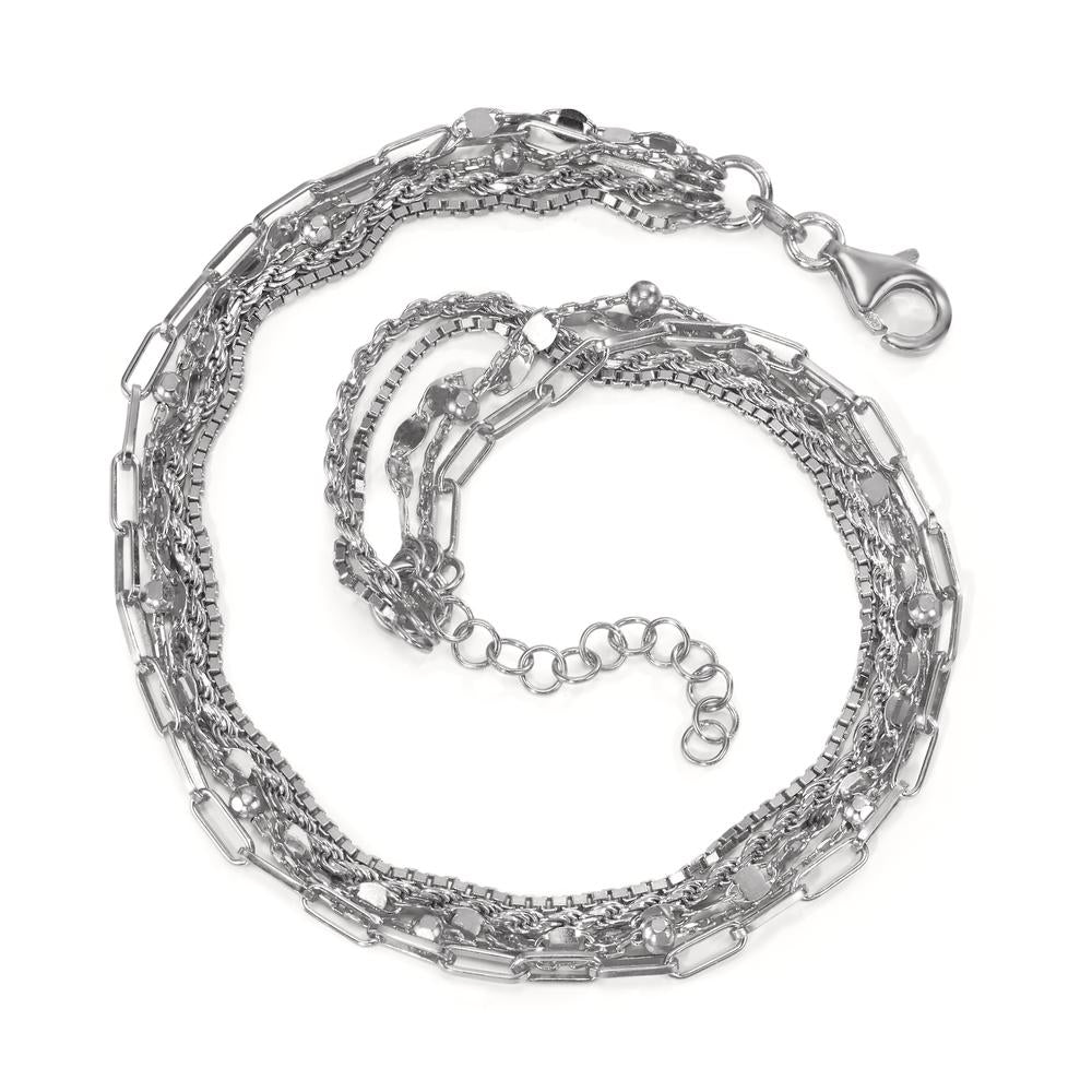 Chaînette de cheville Argent Rhodié 23-26 cm