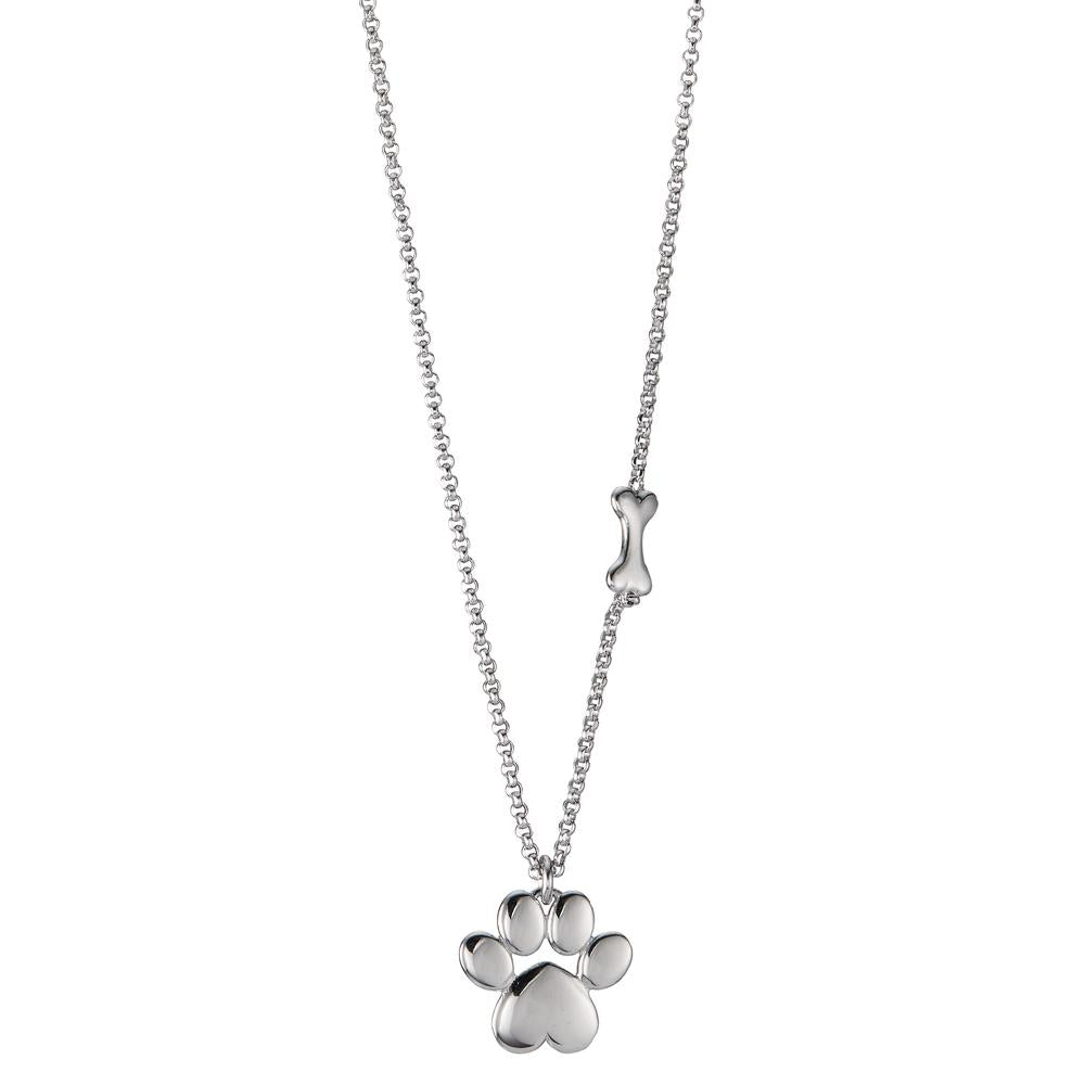 Necklace Silver Rhodium plated Paw 40-44 cm