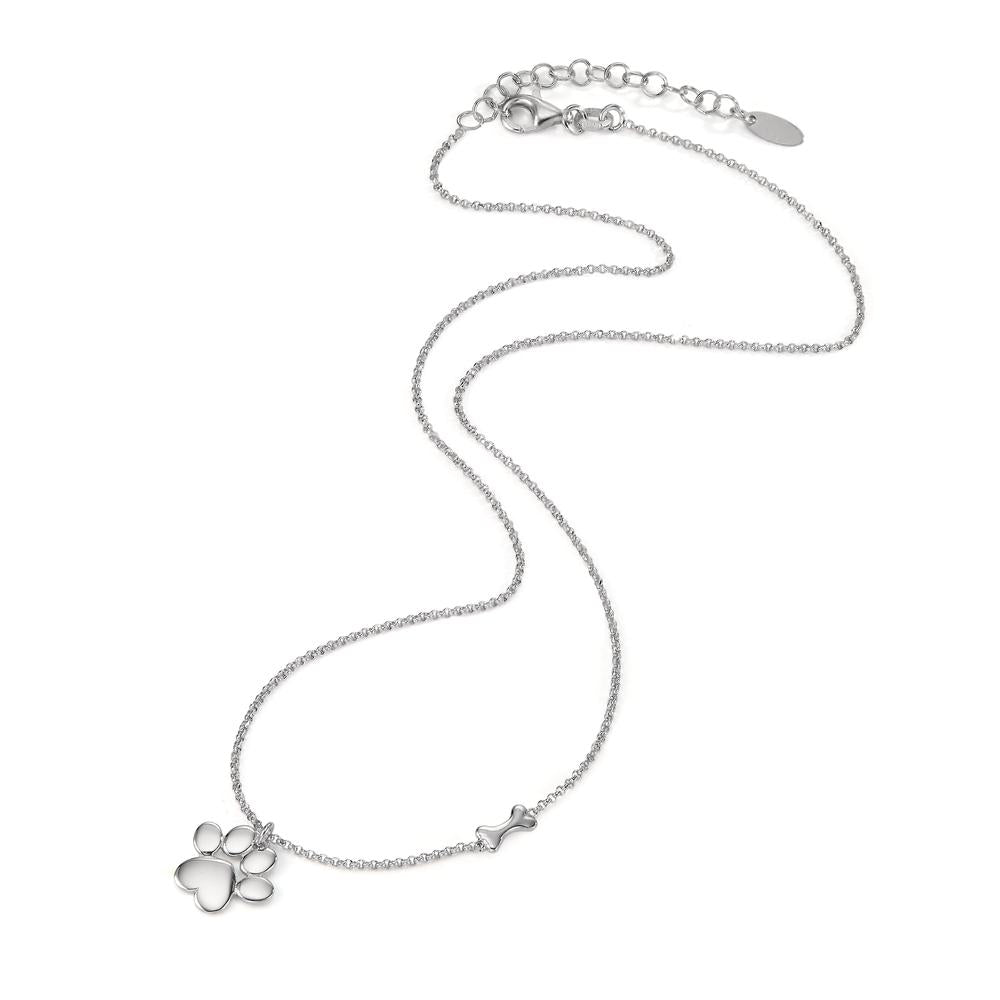 Necklace Silver Rhodium plated Paw 40-44 cm