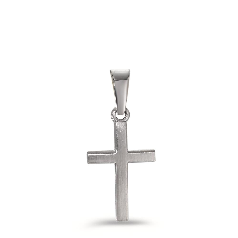 Pendentif Or blanc 18K Croix