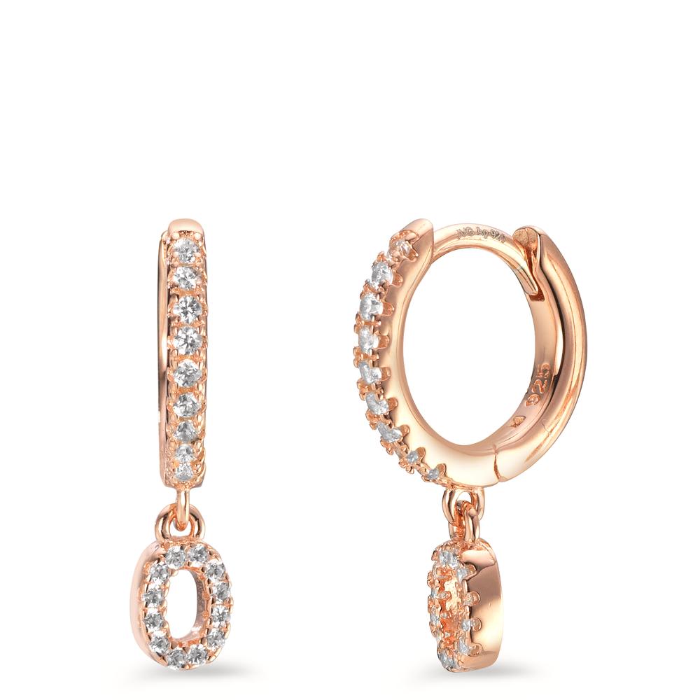 Hinged hoop Silver Rose Gold plated