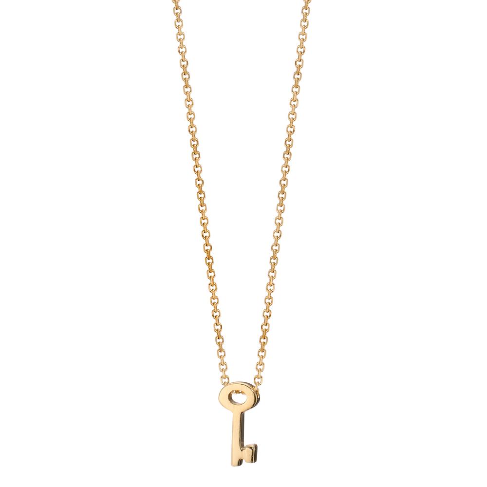 Collier 585/14 K Gelbgold Schlüssel verstellbar