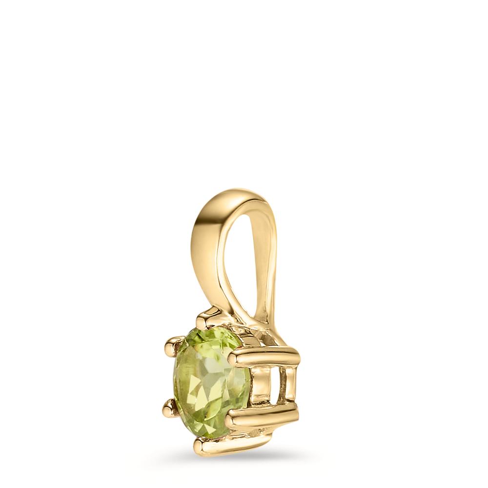 Ciondolo Oro giallo 375/9K Peridoto Ø5.5 mm