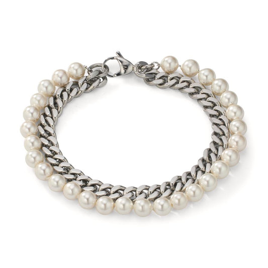 Armband Edelstahl shining Pearls