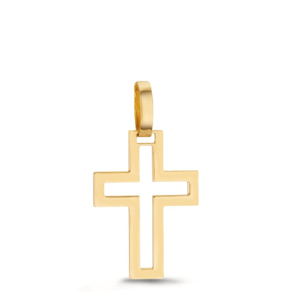 Pendentif Or jaune 18K Croix