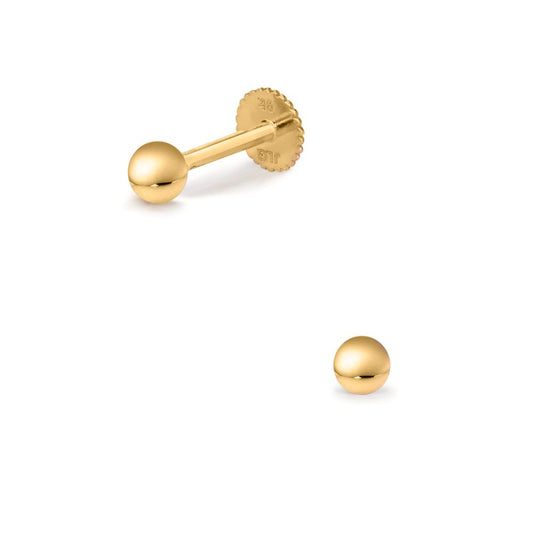 Piercing 9k Yellow Gold Ø3 mm