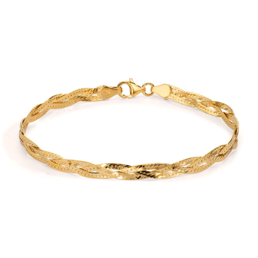 Bracelet Bronze Yellow Gold plated 18 cm