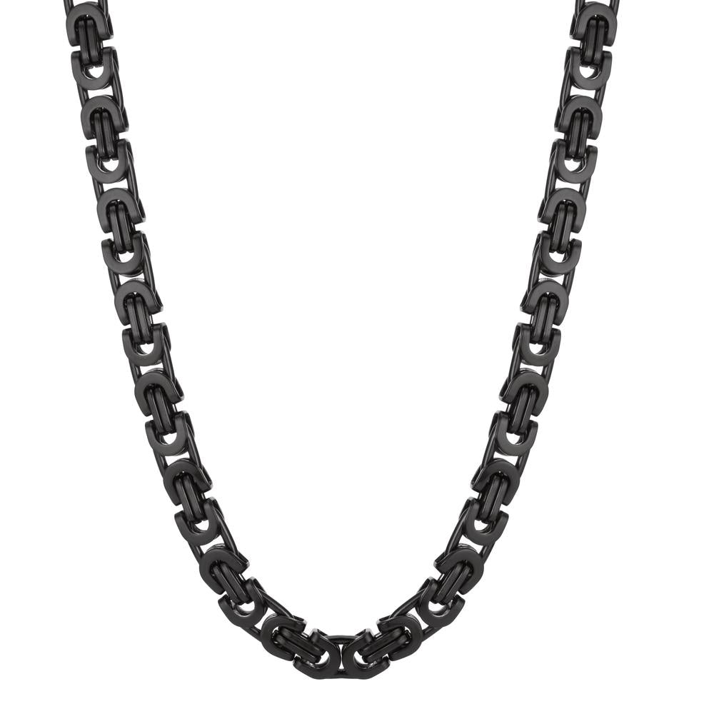 Collier Edelstahl schwarz IP beschichtet